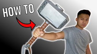 How to make MJOLNIR  DIY Thor’s Hammer [upl. by Drarehs]