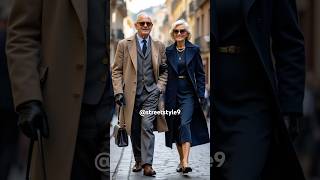 Milanese Couple style fashion milanstreetstyle milanfashion elegant streetstyle streetfashion [upl. by Notla895]