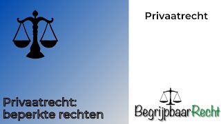 Privaatrecht beperkte rechten [upl. by Nagar]