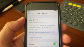 Fix quotWeak Securityquot WiFi Warning on iPhone iOS14 [upl. by Florrie]