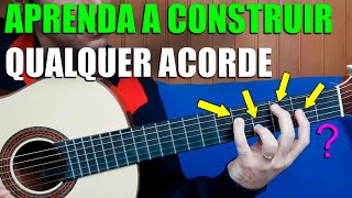 Aprenda a construir QUALQUER ACORDE no violão [upl. by Tyrrell]