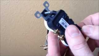 How to Replace 15A125V Wall Outlet [upl. by Richelle]