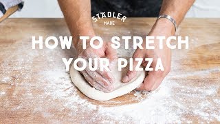 How to Stretch Pizza Dough [upl. by Natsyrt]