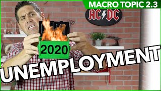 Unemployment Macro Topic 23 [upl. by Elaynad]