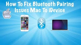 How To Fix Bluetooth Pairing Issues Macbook To iPhone [upl. by Jeavons]