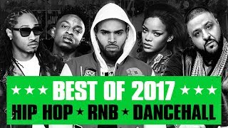 🔥 Hot Right Now  Best of 2017  Best RampB Hip Hop Rap Dancehall Songs of 2017  New Year 2018 Mix [upl. by Bumgardner]