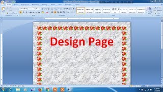 How to design page in Microsoft Word [upl. by Woodford843]