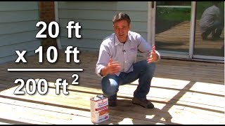 How Much Deck Stain do I Need  Thompsons WaterSeal [upl. by Solracnauj]