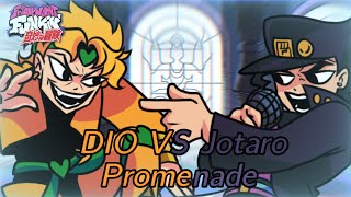 DIO and Jotaro sings Promenade 【UTAU 】Cover  Friday Night Funkin Entity [upl. by Arihsaj90]