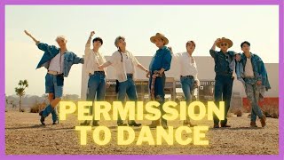 BTS  Permission to Dance  Lyrics [upl. by Harwilll]