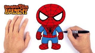 How to Draw Spiderman Art for Beginners [upl. by Yevol]