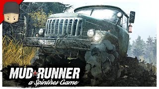 REFUELING amp HAULING LOGS OVER RIVER  Spintires MudRunner Gameplay  Repair amp Refuel Challenges [upl. by Dionysus]