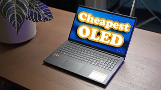 Gaming On The CHEAPEST Laptop With An OLED Display [upl. by Eillib]