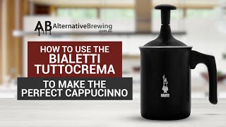 How to Use the Bialetti Tuttocrema Milk Frother [upl. by Hacker]