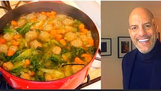 Italian Wedding Soup Recipe 👌 Step By Step [upl. by Oyr]