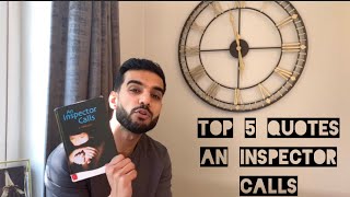 Top 5 Quotes for An Inspector Calls [upl. by Nonnag]