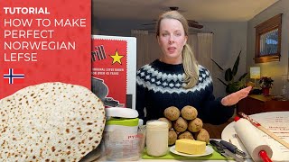 How to make perfect Norwegian lefse recipe link in description [upl. by Nitsrek]