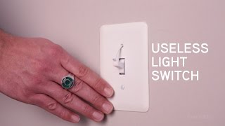 Useless Light Switch from ThinkGeek [upl. by Yetsirhc652]