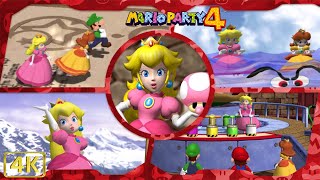 All Minigames Peach gameplay  Mario Party 4 ⁴ᴷ [upl. by Orips]