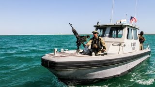 Harbor patrol unit in Bahrain sees close encounter [upl. by Avraham]