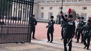 Changing of the Guard at Buckingham Palace [upl. by Ancier]