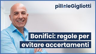 Bonifici regole per evitare accertamenti [upl. by Peg]