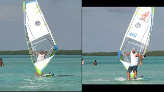 Windsurfing in Light Wind Bonaire 2015 [upl. by Andromede265]