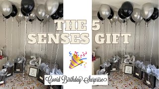 SURPRISING MY BOYFRIEND FOR HIS BIRTHDAY  VLOG 🎉🎈🤍 BIRTHDAYSURPRISE 5SENSESGIFT [upl. by Atiuqihs]