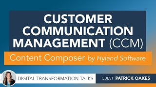 Customer Communication Management CCM is Vital to Digital Transformation [upl. by Llevron]