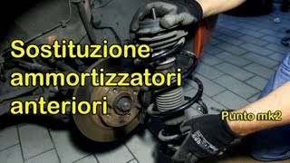 Cambio ammortizzatori anteriori fiat punto mk2 [upl. by Sanford382]