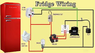 Fridge Wiring diagram refrigerator wiring [upl. by Srevart]