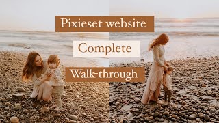 Pixieset website  galleries walkthrough [upl. by Aiciram]