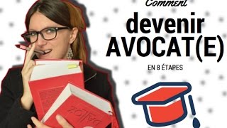 Comment devenir AVOCATE en 8 étapes [upl. by Aetnahc785]