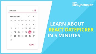 Learn About React DatePicker in 5 Minutes [upl. by Danita]