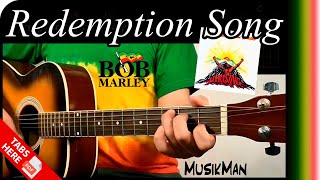 REDEMPTION SONG ⛓  Bob Marley amp the Wailers 🎸🚬 GUITAR Cover  MusikMan N°020 [upl. by Derfnam]