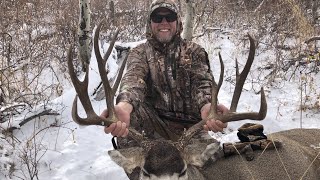 AMAZING SHOT Idaho Mule Deer Hunt  Stuck N the Rut 126 [upl. by Gale963]