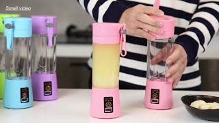 Cesdeals  USB Rechargeable Blender Mixer Portable Juicer [upl. by Boote]