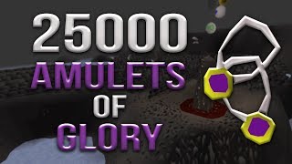 Loot From Charging 25000 Amulets Of Glory [upl. by Lyris]