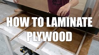 How To Laminate Plywood  Beginners Guide [upl. by Inatsed]