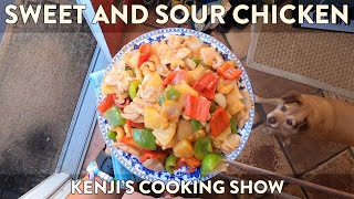 Sweet and Sour Chicken  Kenjis Cooking Show [upl. by Fruma]