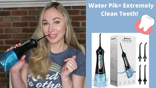 MOSPRO Portable Oral Irrigator  Water Pick Review [upl. by Abita]