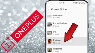 How to Set Wallpaper from Gallery in OnePlus [upl. by Laurena314]