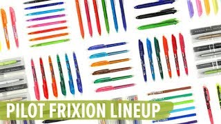 Pilot FriXion Lineup amp Technology [upl. by Erdnoid]