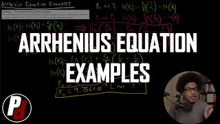 Arrhenius Equation Examples  General Chemistry II  69 [upl. by Jessika]