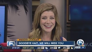 Meteorologist Kait Parker says goodbye to WPTV [upl. by Redford493]