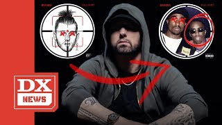 Eminem Implies Diddy Had Tupac Killed On His quotKillshotquot Diss To MGK And The Internet Reacts [upl. by Eimmaj]