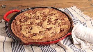 Skillet Brookie Brownie Cookie Recipe Episode 1233 [upl. by Udella315]