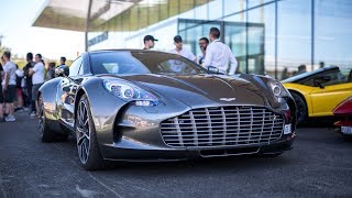 Aston Martin ONE77 Start up amp Driving [upl. by Sugden]