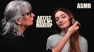 ASMR  MAKEUP ARTIST does my MAKEUP Makeup tutorial [upl. by Carlota]