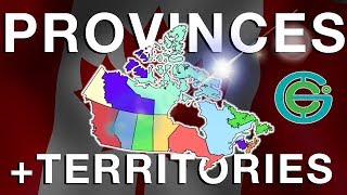 CANADA Provinces  Territories explained Geography Now [upl. by Adnolaj440]